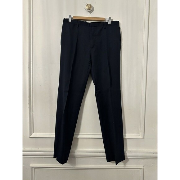 Banana Republic Dress Pants Mens 32 X 32 Navy Classic Fit Straight Leg Business - Picture 6 of 8